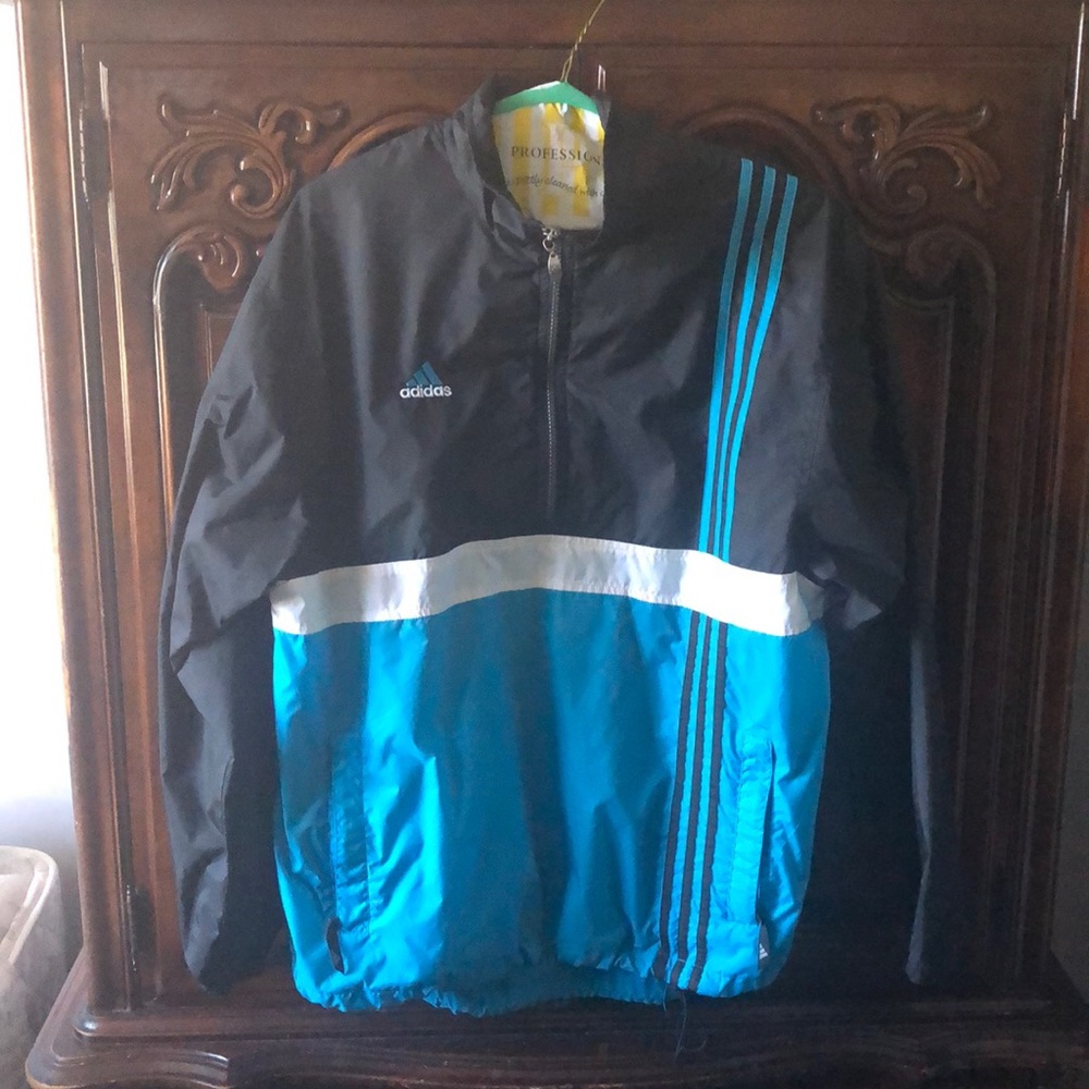 Adidas windbreaker track  jacket vintage